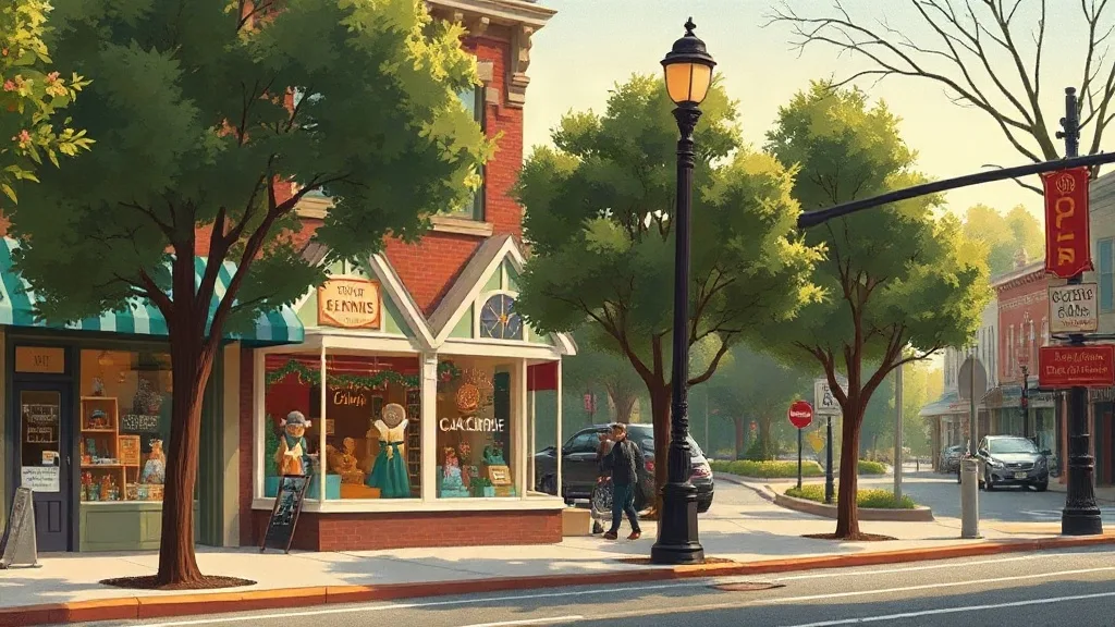 Illustration for the Allentown toy shop guide