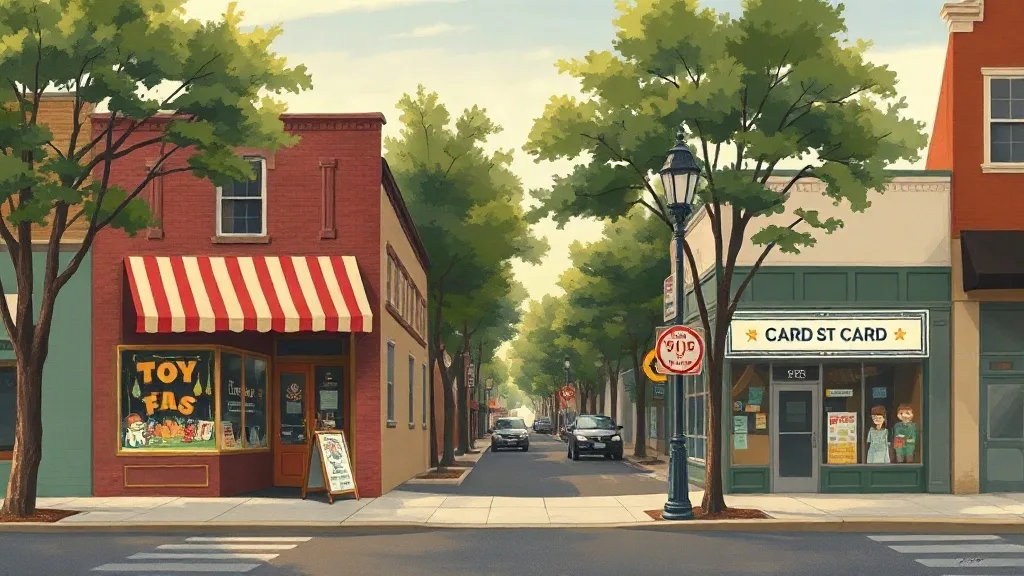 Illustration for the Knoxville toy shop guide