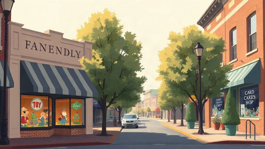 Illustration for the Manassas toy shop guide