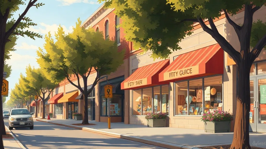 Illustration for the Overland Park toy shop guide