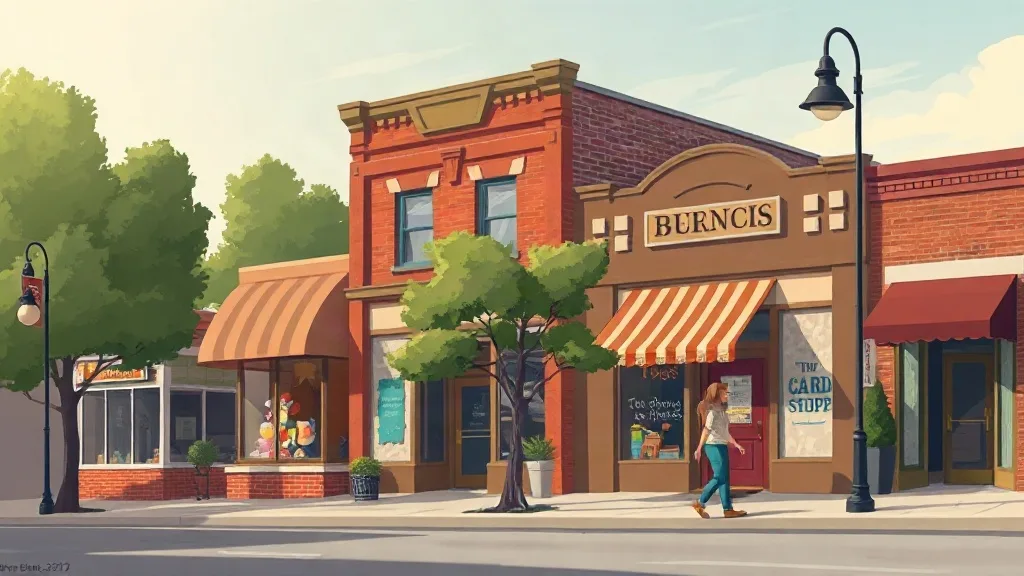 Illustration for the West Bend toy shop guide