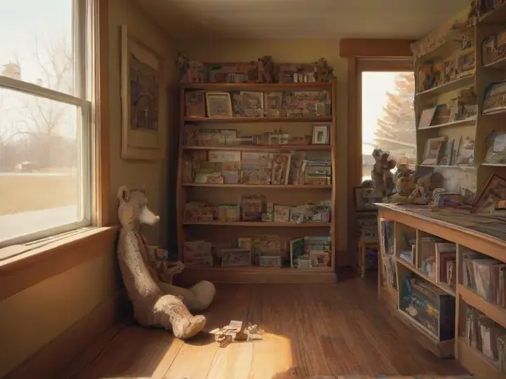 Illustration of Corner Toy Store