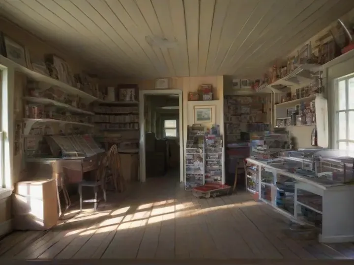 Illustration of Dimitridon Studios Rock Shop Ludington