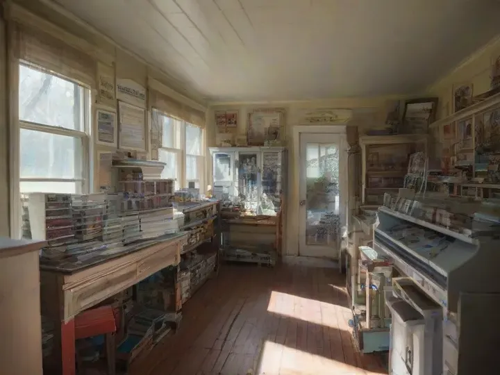 Illustration of Ed's Hobby Shop