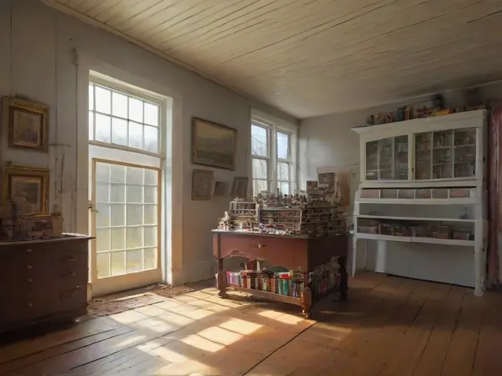 Illustration of Greenleaf Dollhouses