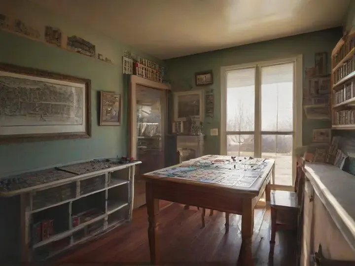 Illustration of Nostalgic Video Games & Arcade
