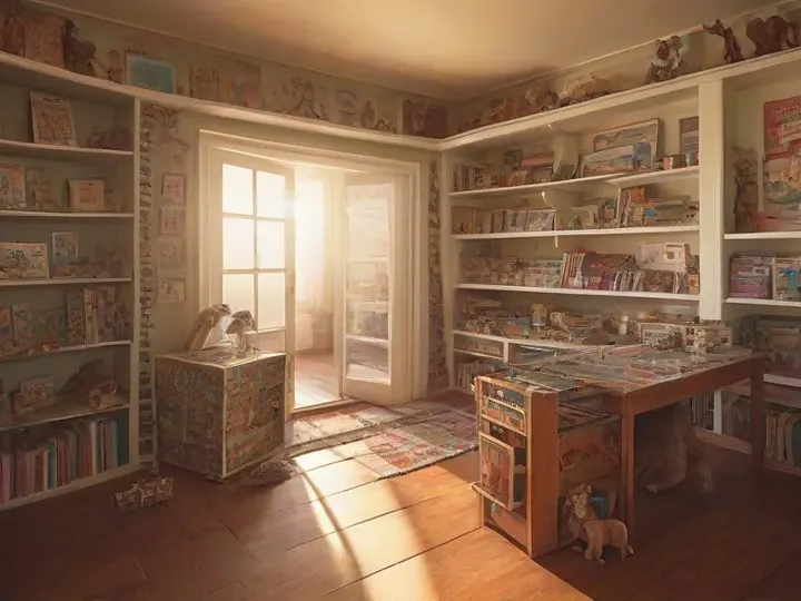 Illustration of Stockcalifornia Toy Store