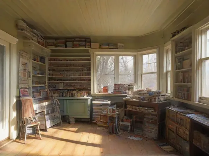 Illustration of The Portland Game Store