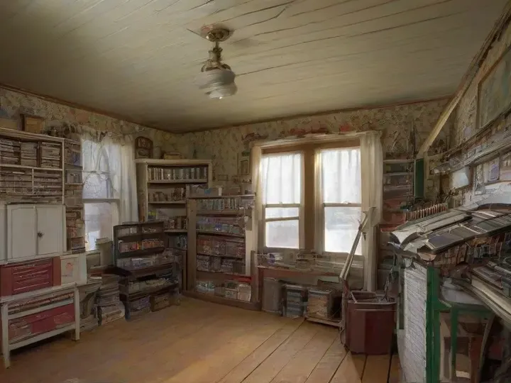 Illustration of The White Knight's Game Room