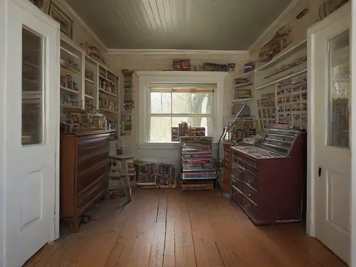 Illustration of White Mountain Puzzles Store